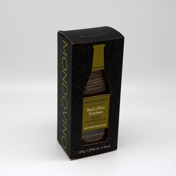 MONDOVINO Black Olives Cracker (125g)