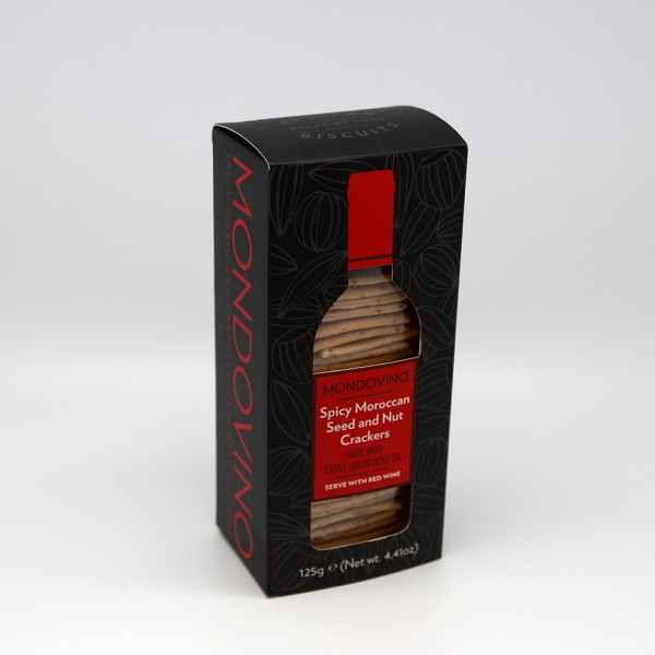 MONDOVINO Spicy Moroccan Seed and Nut Cracker (125g)