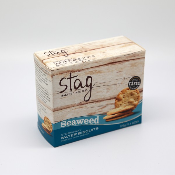 Stag (seaweed Stornoway water biscuit with hebridean seaweed)